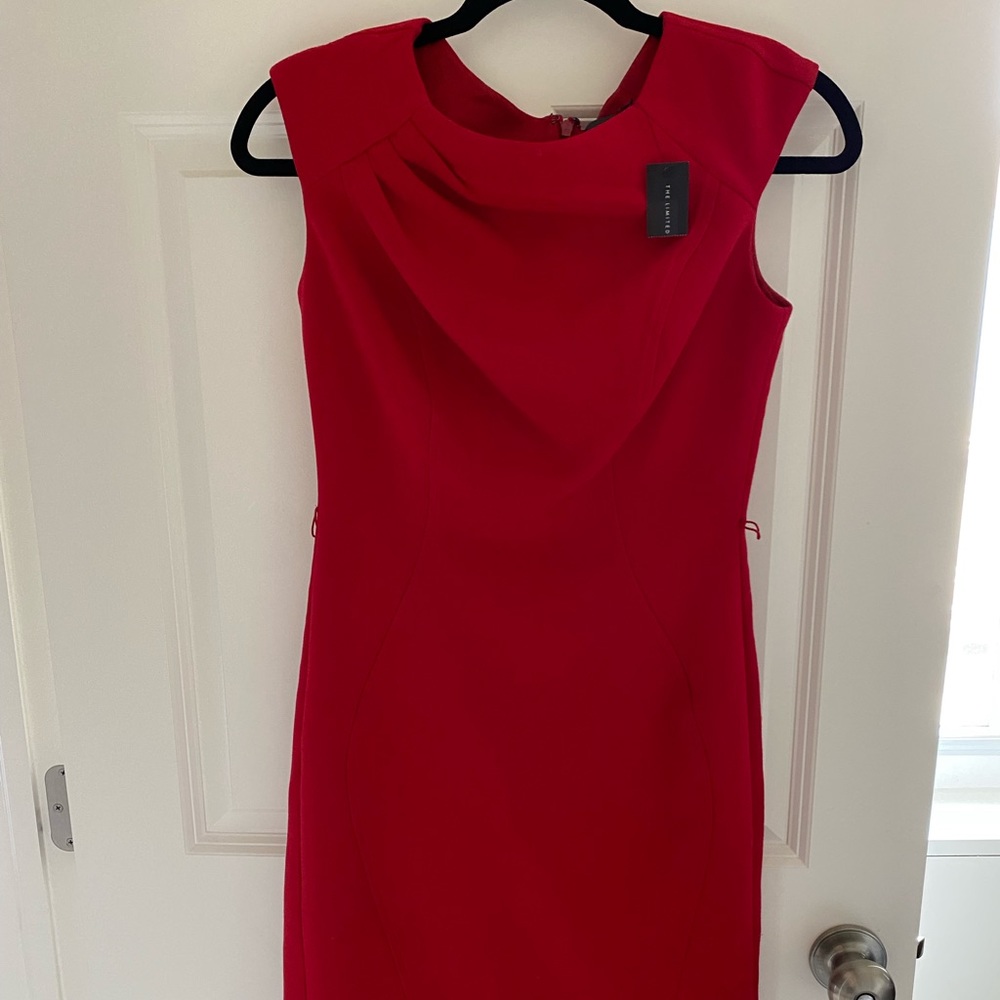The Limited Red party dress